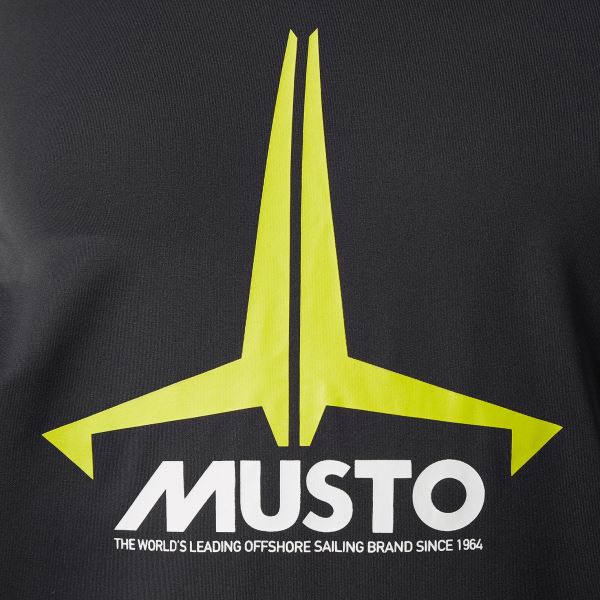 Black Musto Yth Insignia Uv Fd Ls Tee