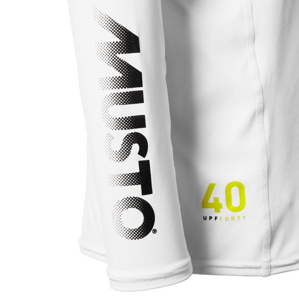 White Musto Yth Insignia Uv Fd Ls Tee
