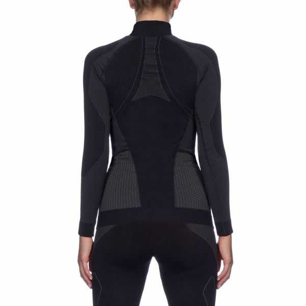 Black Musto Women's Active Base Layer Long-Sleeve Top