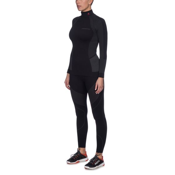 Black Musto Women's Active Base Layer Long-Sleeve Top