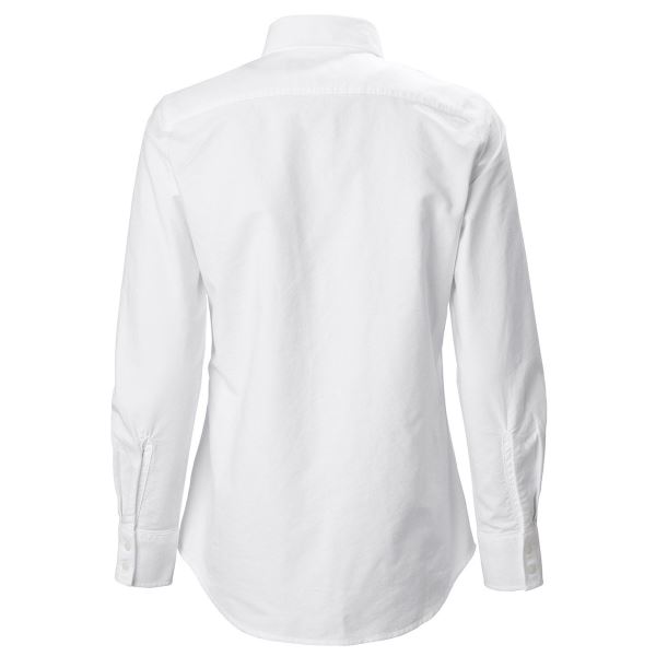 Ght White Musto Women's Oxford Long-Sleeve Shirt