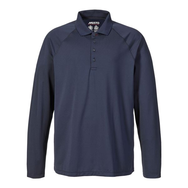 True Navy Evo Sunblock Ls Polo 2.0 Musto