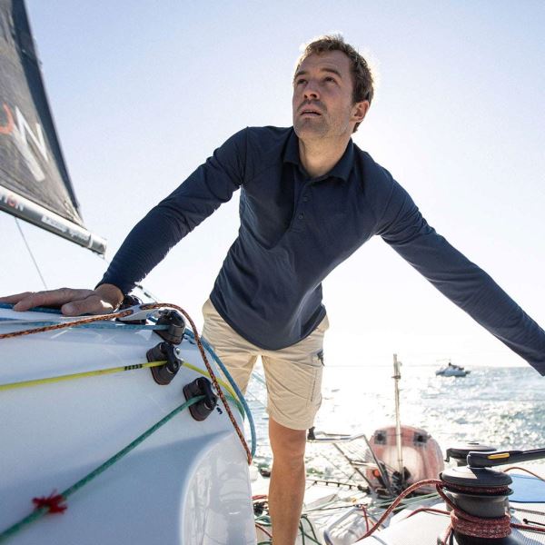 True Navy Evo Sunblock Ls Polo 2.0 Musto