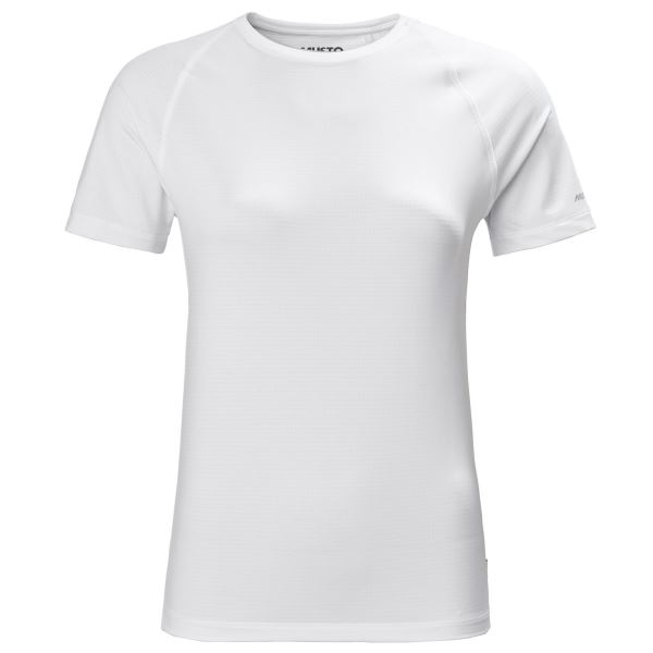 White Women's Evolution Sunblock Short-Sleeve T-Shirt 2.0 Musto