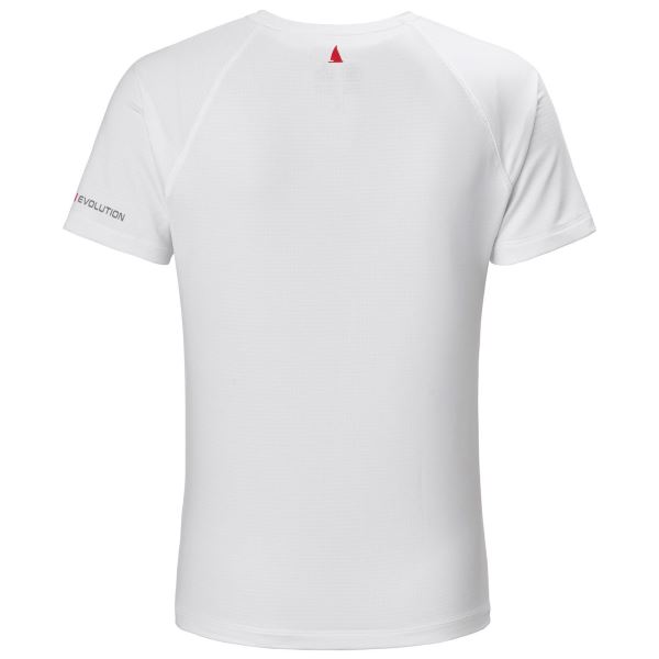 White Women's Evolution Sunblock Short-Sleeve T-Shirt 2.0 Musto