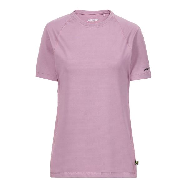 Women's Evolution Sunblock Short-Sleeve T-Shirt 2.0 Musto Lilac Chalk