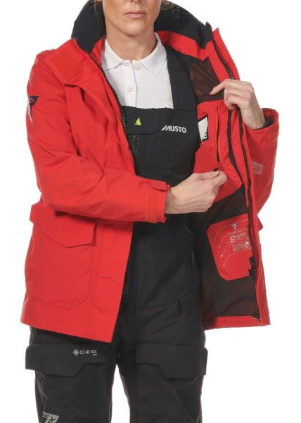 Musto True Red Women's Br1 Inshore Jacket