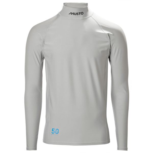 Musto Sunblock Dynamic Ls Top Light Grey