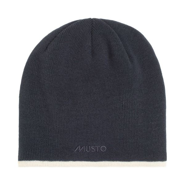 Navy Musto Knitted Beanie