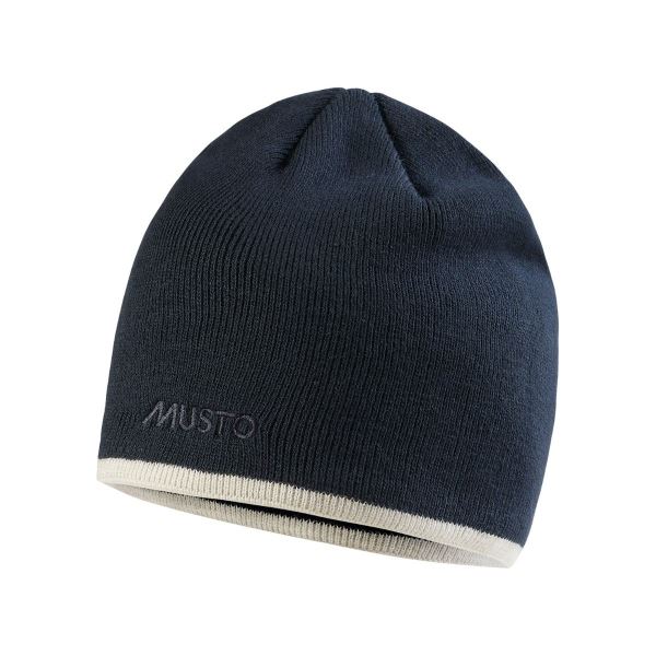 Navy Musto Knitted Beanie