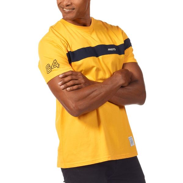 Men's Musto 64 T-Shirt Musto Gold