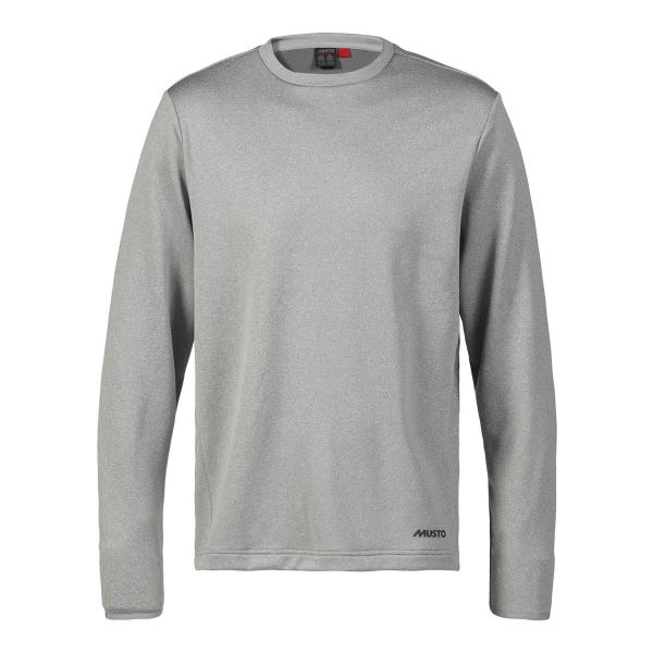 Grey Melang Musto Men's Essential Crew Sweat