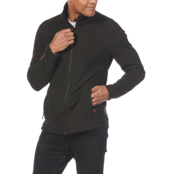 Black Musto Men's Corsica Polartec 100Gm Fleece 2.0