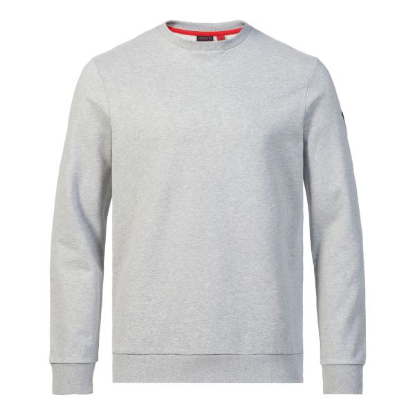 Musto Grey Melang Men's Marina Logo Sweat