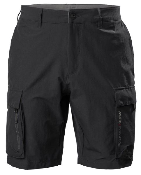 Black Musto Men's Evolution Deck Uv Fast Dry Short