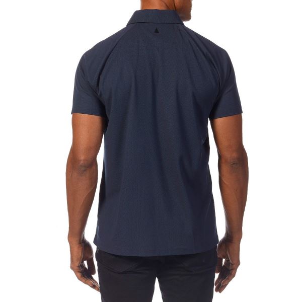Musto Navy Men's Evolution Newport Osm E.Dye Polo Shirt
