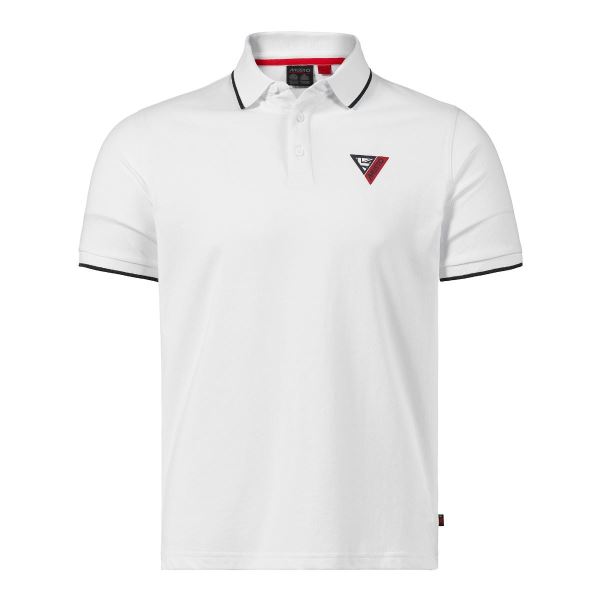 White Musto Men's Sardinia Polo Shirt 2.0