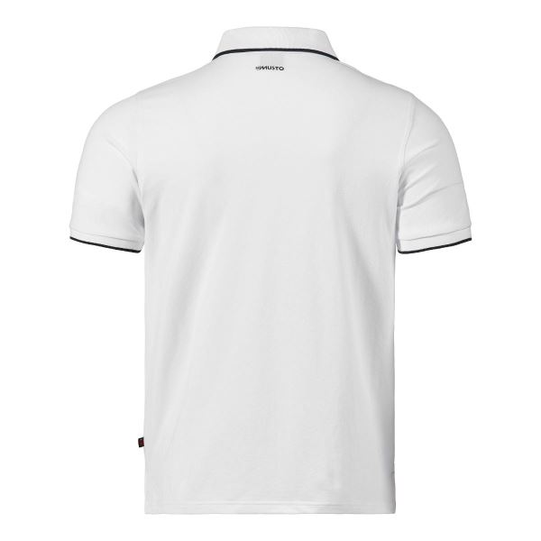 White Musto Men's Sardinia Polo Shirt 2.0