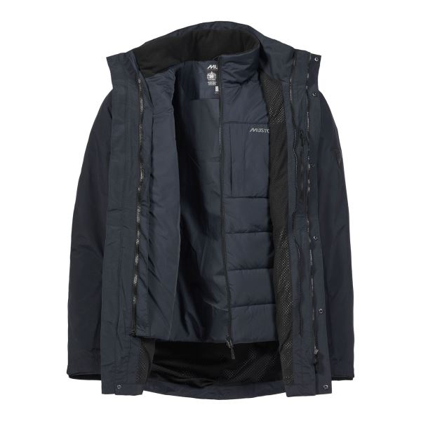 Musto Men's Marina Primaloft 3 In 1 Parka Navy