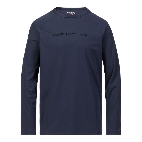 Musto Navy Men's Evolution Newport Osm E.Dye Long-Sleeve T-Shirt