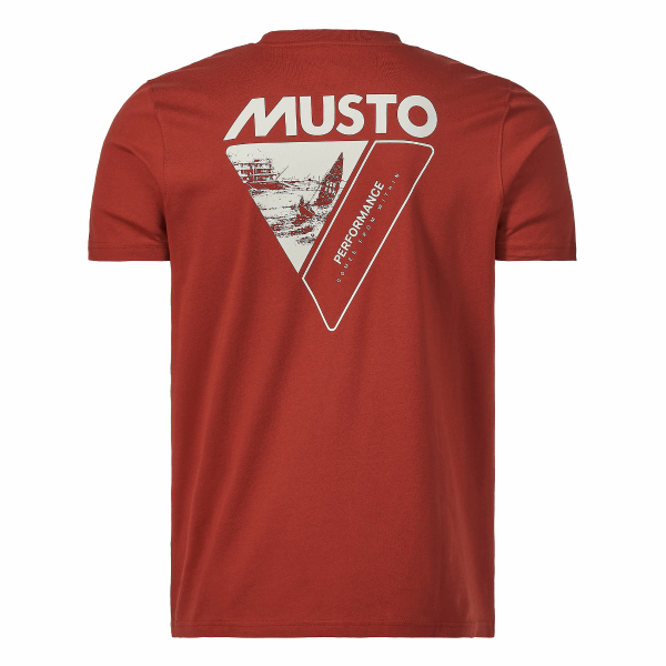 Burnt Henna Musto Men's Sardinia Graphic Tee
