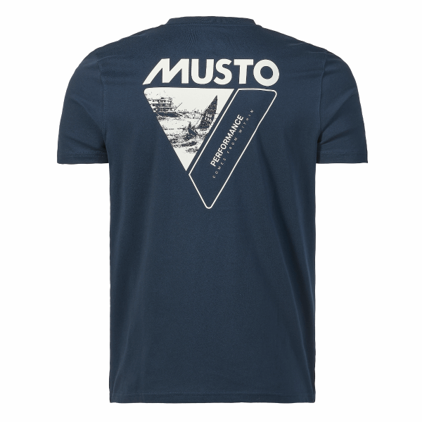 Navy Musto Men's Sardinia Graphic Tee
