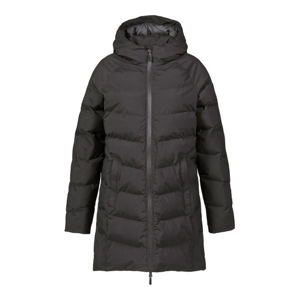 Black Musto Women's Marina Long Quilted Jacket