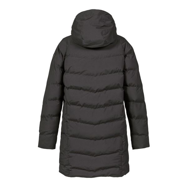 Black Musto Women's Marina Long Quilted Jacket