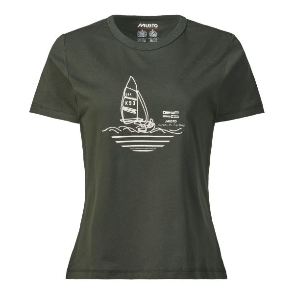 Field Green Musto Women's Marina Graphic Short-Sleeve Tee