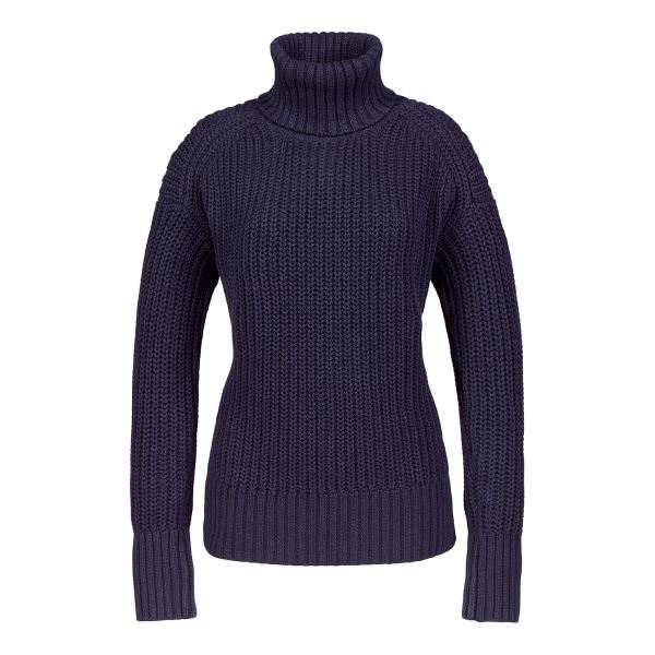 Navy Women's Marina Roll Neck Knit Musto