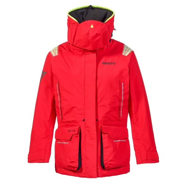 True Red Musto Women's Mpx Gore-Tex Pro Offshore Jacket 2.0