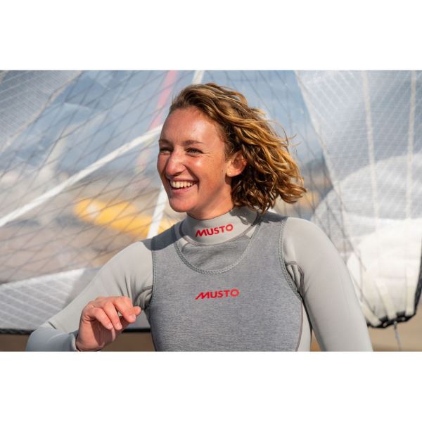 Musto Grey Marl W Flexlite Vapour 1.0 Long John