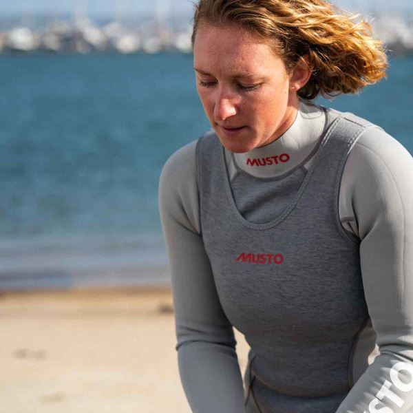 Musto Grey Marl W Flexlite Vapour 1.0 Long John