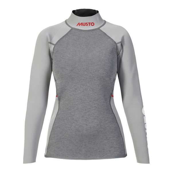 Musto W Flexlite Vapour 1.0 Ls Top Grey Marl
