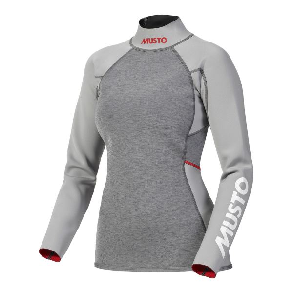Musto W Flexlite Vapour 1.0 Ls Top Grey Marl