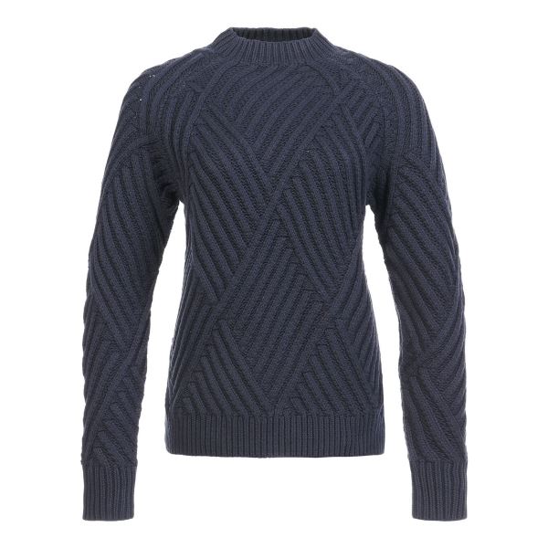 Musto Women's Marina Raised Crew Neck Knit Navy