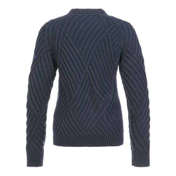 Musto Women's Marina Raised Crew Neck Knit Navy