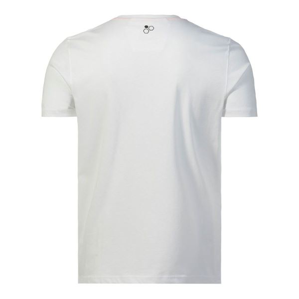 White Musto Men's Land Rover Terrain Short-Sleeve Tee