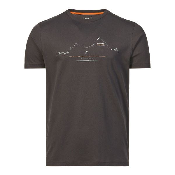 Carbon Men's Land Rover Terrain Short-Sleeve Tee Musto