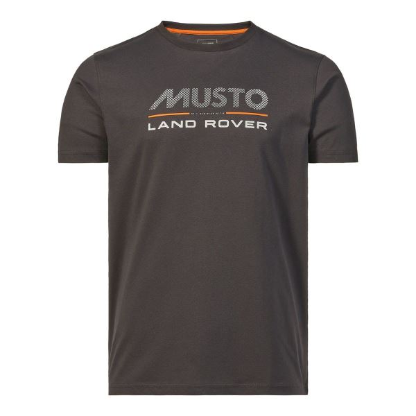Carbon Musto Men's Land Rover Logo Short-Sleeve Tee 2.0