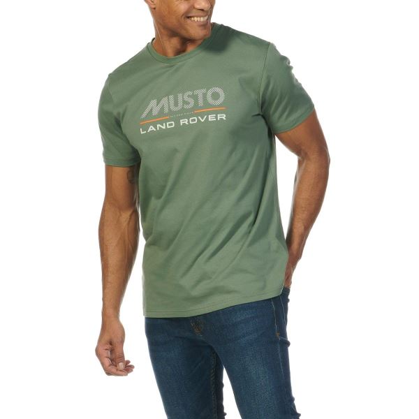 Pangea Gree Men's Land Rover Logo Short-Sleeve Tee 2.0 Musto
