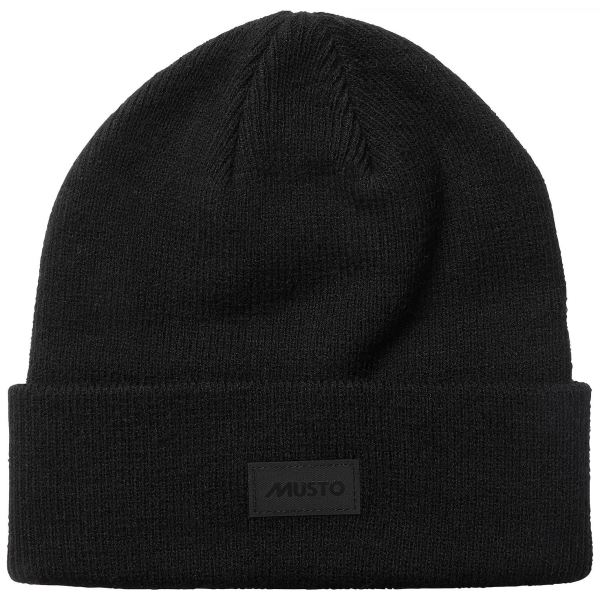 True Black Shaker Cuff Beanie Musto